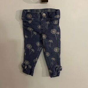 Gymboree Blue Floral Kids Jeans